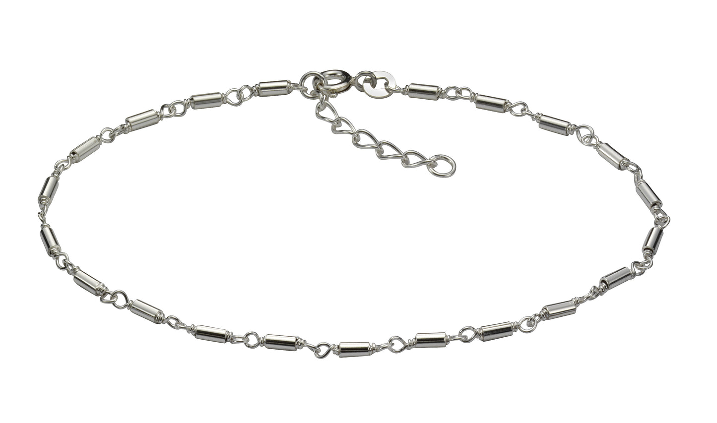 Fusskette 925/- Sterling Silber 25,5cm