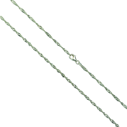 Collier 925/- Sterling Silber rhodiniert