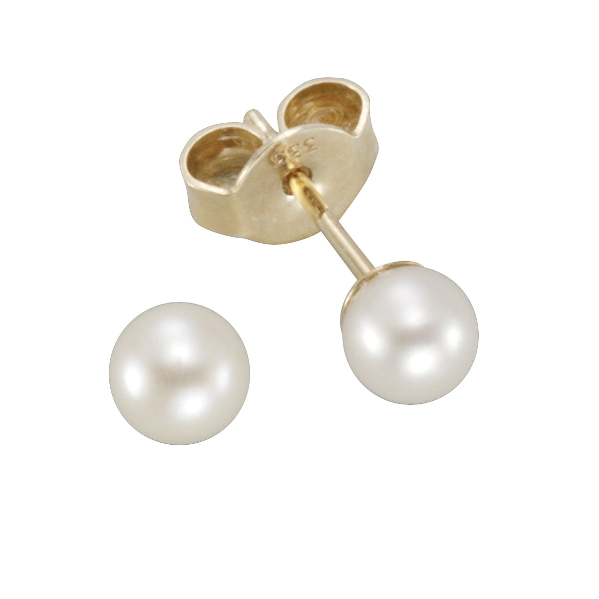 Ohrstecker 585/- Gold 0,4cm Süßwasserzuchtperle