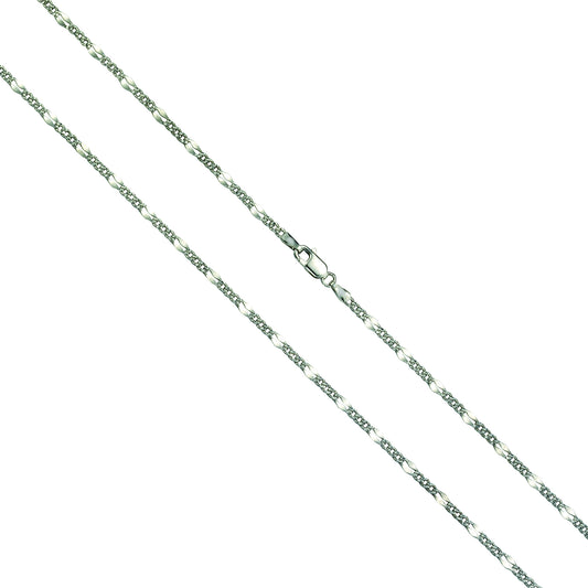 Armband 925/- Sterling Silber rhodiniert 19cm