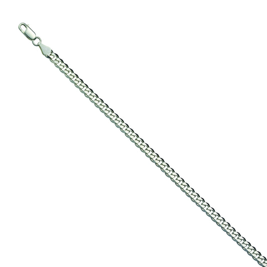 Armband Panzerkette 925/- Sterling Silber rhodiniert