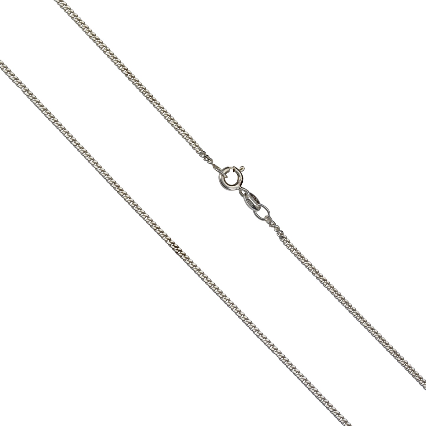 Collier Panzerkette 925/- Sterling Silber rhodiniert