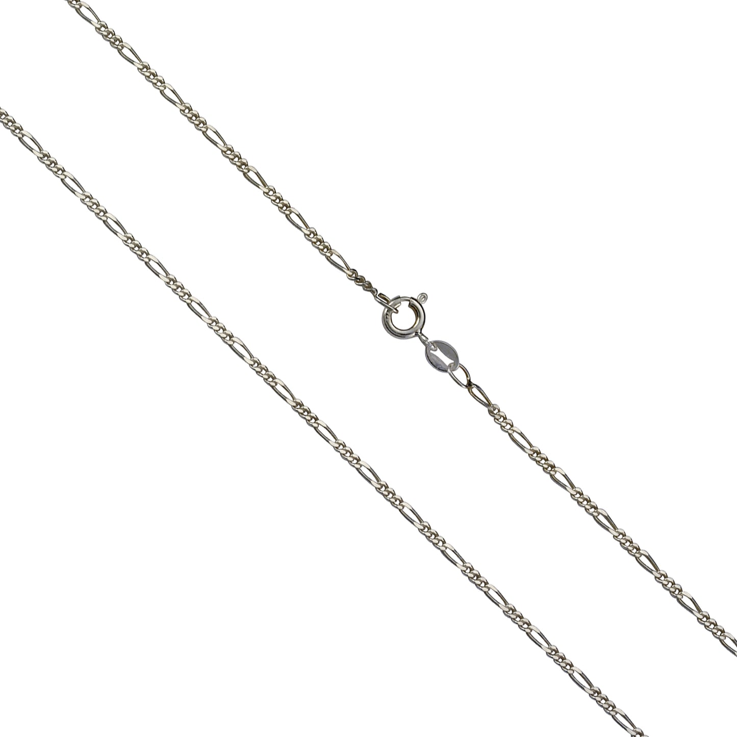 Collier Figarokette 925/- Sterling Silber