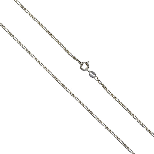 Collier Figarokette 925/- Sterling Silber