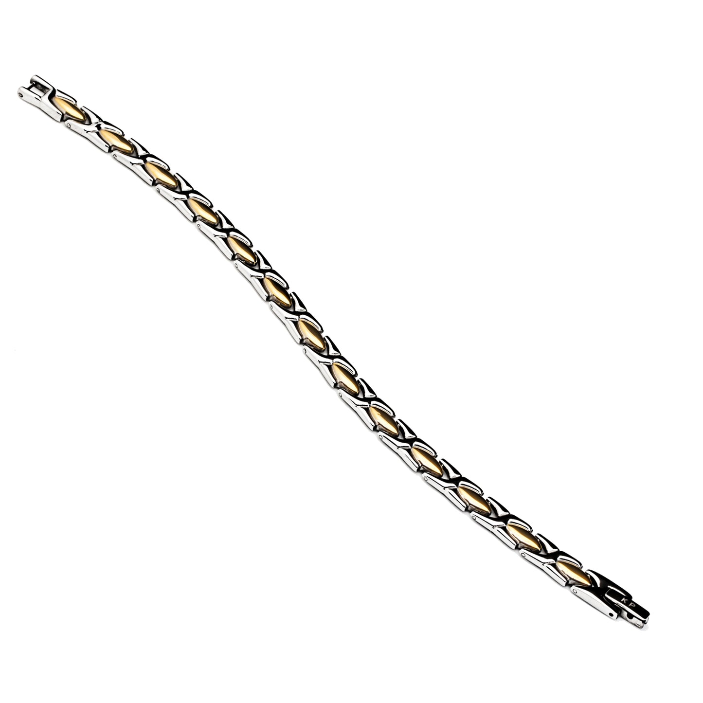 Armband keine / nicht relevant Edelstahl vergoldet (teil) 19cm