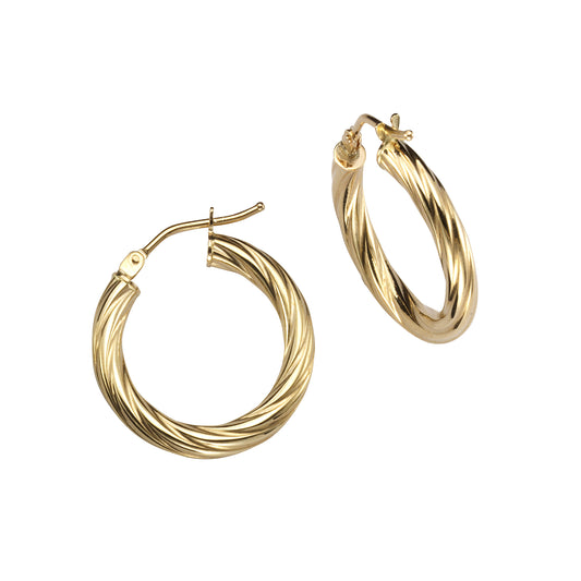 Ohrring 375/- Gold 2,0cm ohne