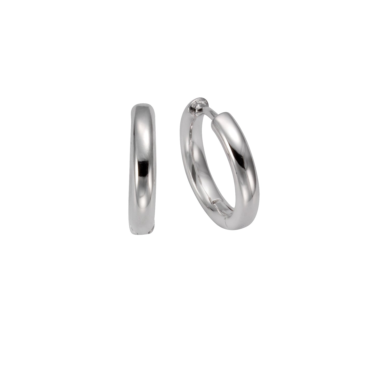 Ohrringe 925/- Sterling Silber rhodiniert 1,6cm