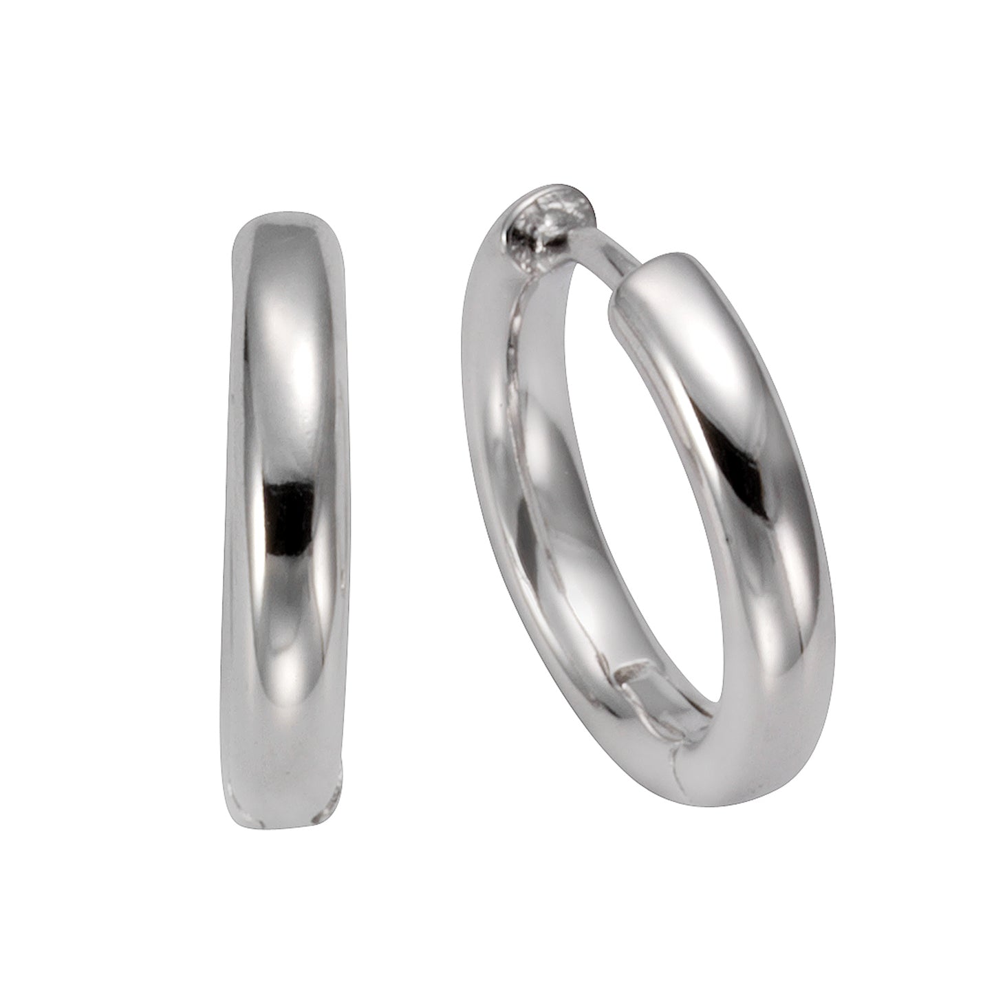 Ohrringe 925/- Sterling Silber rhodiniert 1,6cm