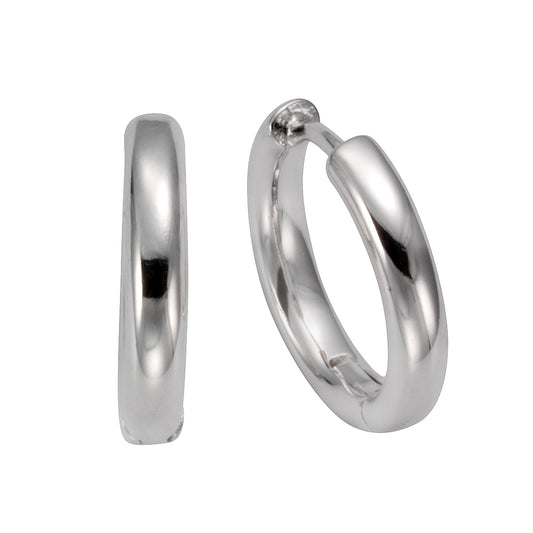 Ohrringe 925/- Sterling Silber rhodiniert 1,6cm