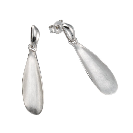 Ohrstecker 925/- Sterling Silber rhodiniert 3,7cm