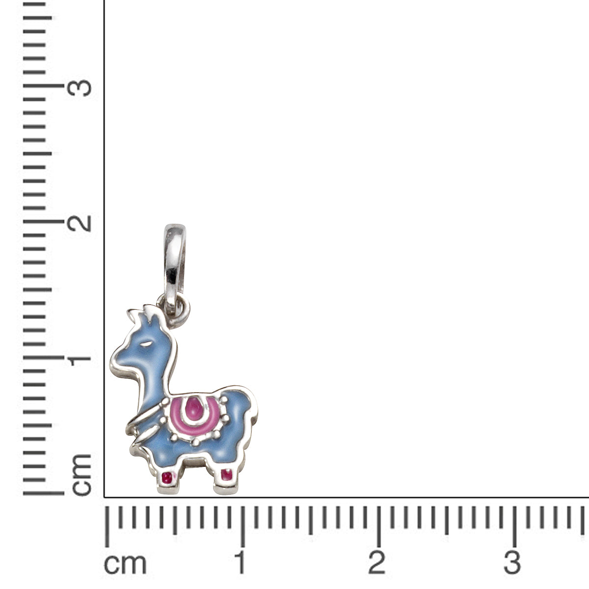 Anhänger 925/- Sterling Silber rhodiniert 1,8cm