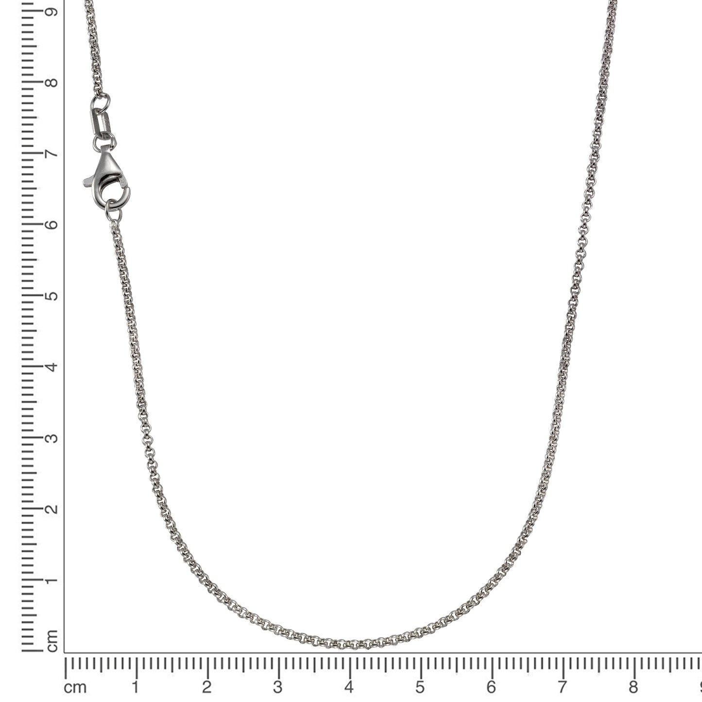 Collier Erbskette 925/- Sterling Silber rhodiniert