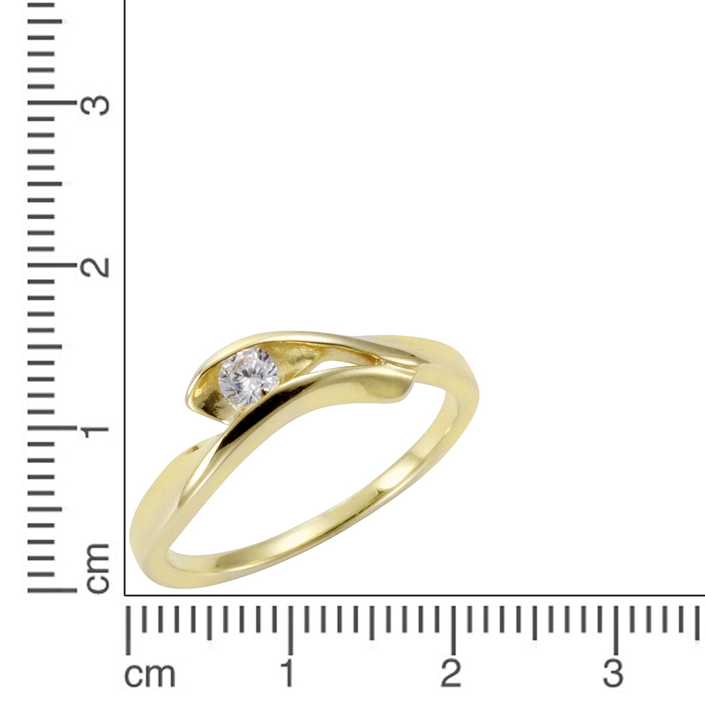 Ring 333/- Gold Zirkonia