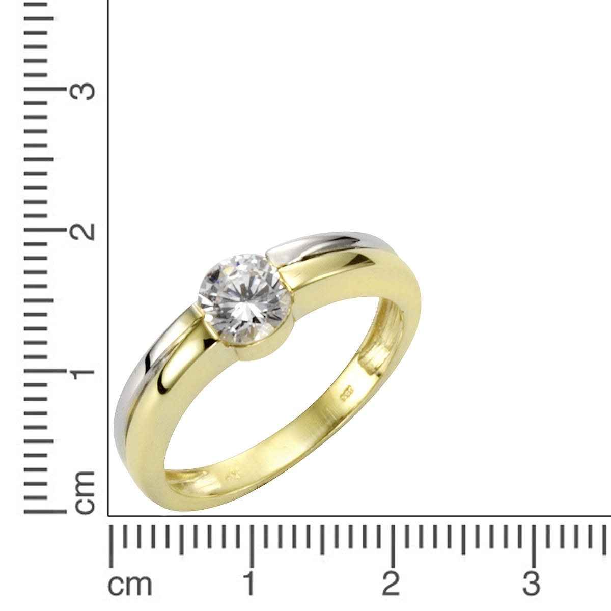 Ring 925/- Sterling Silber Rosévergoldet Zirkonia