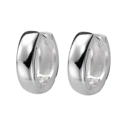 Creolen 925/- Sterling Silber rhodiniert 1,4cm