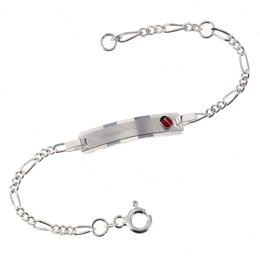 Armband Figarokette 925/- Sterling Silber 14,0cm