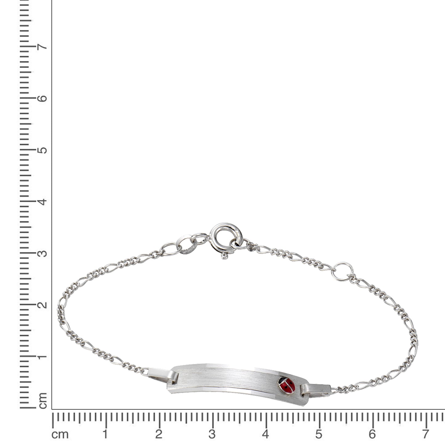Armband Figarokette 925/- Sterling Silber 14,0cm