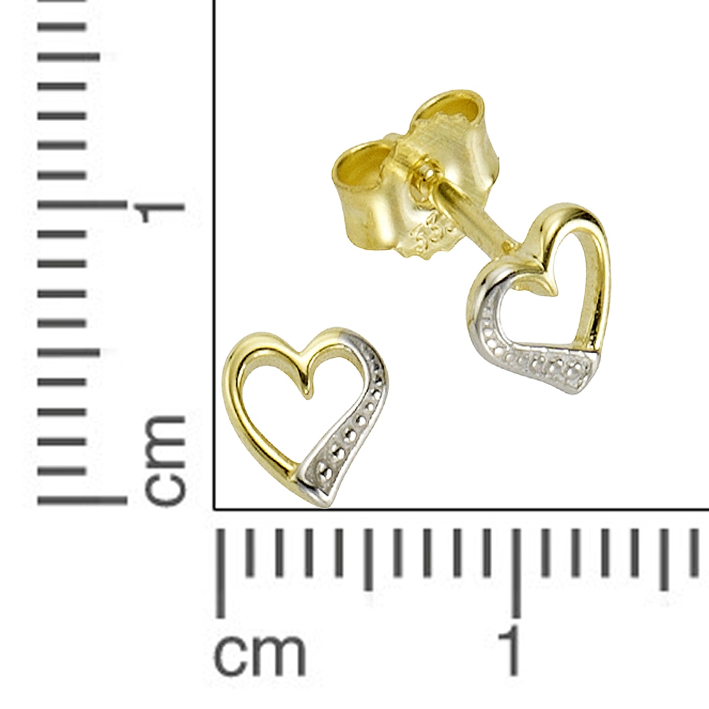 Ohrringe 333/- Gold 0,5cm