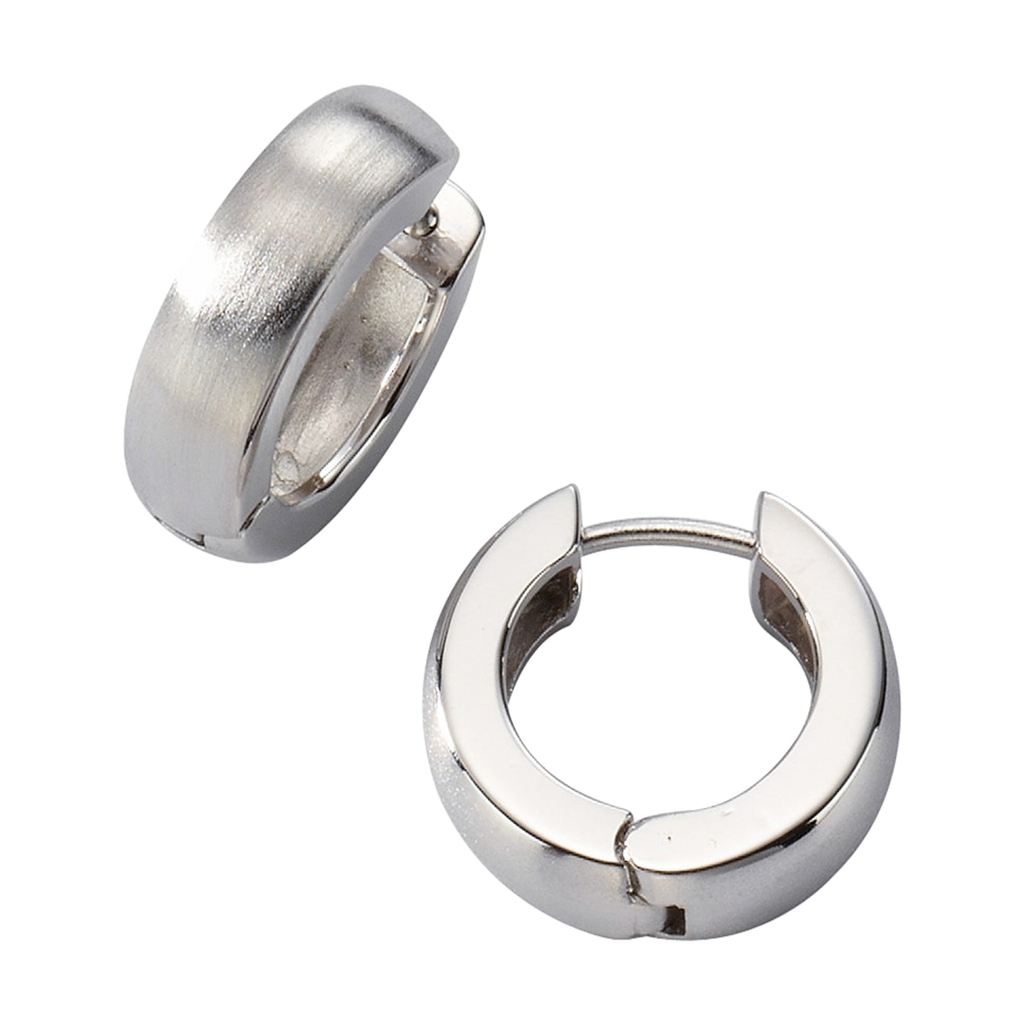 Ohrringe 925/- Sterling Silber rhodiniert 1,8cm