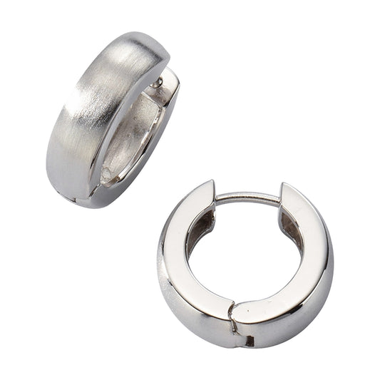 Ohrringe 925/- Sterling Silber rhodiniert 1,8cm