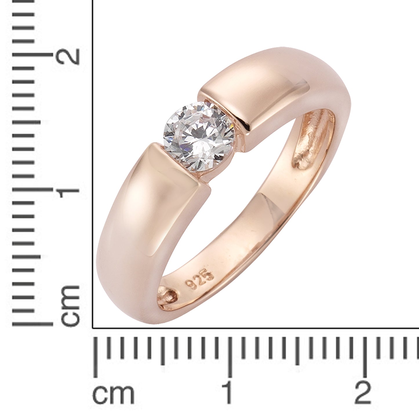 Ring 925/- Sterling Silber Zirkonia