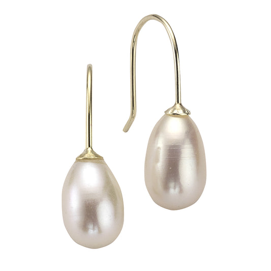 Ohrringe 585/- Gold 2,0cm Süßwasserzuchtperle
