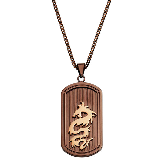 Anhänger mit Kette Panzerkette Edelstahl 50cm ohne