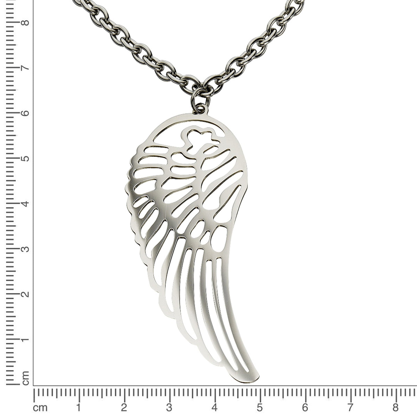 Anhänger mit Kette Ankerkette Edelstahl 60cm ohne