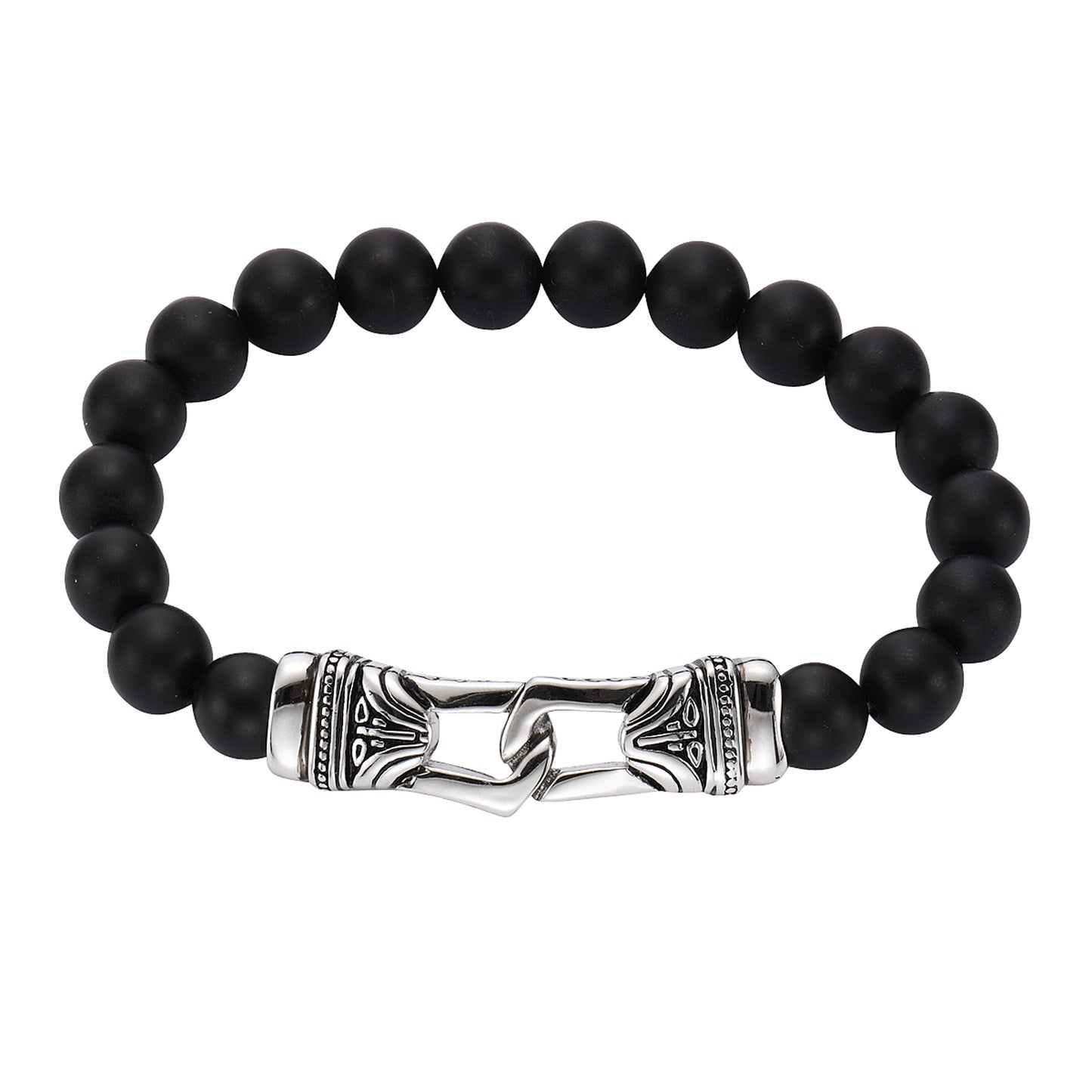 Armband Steinkette Edelstahl 22cm Achat