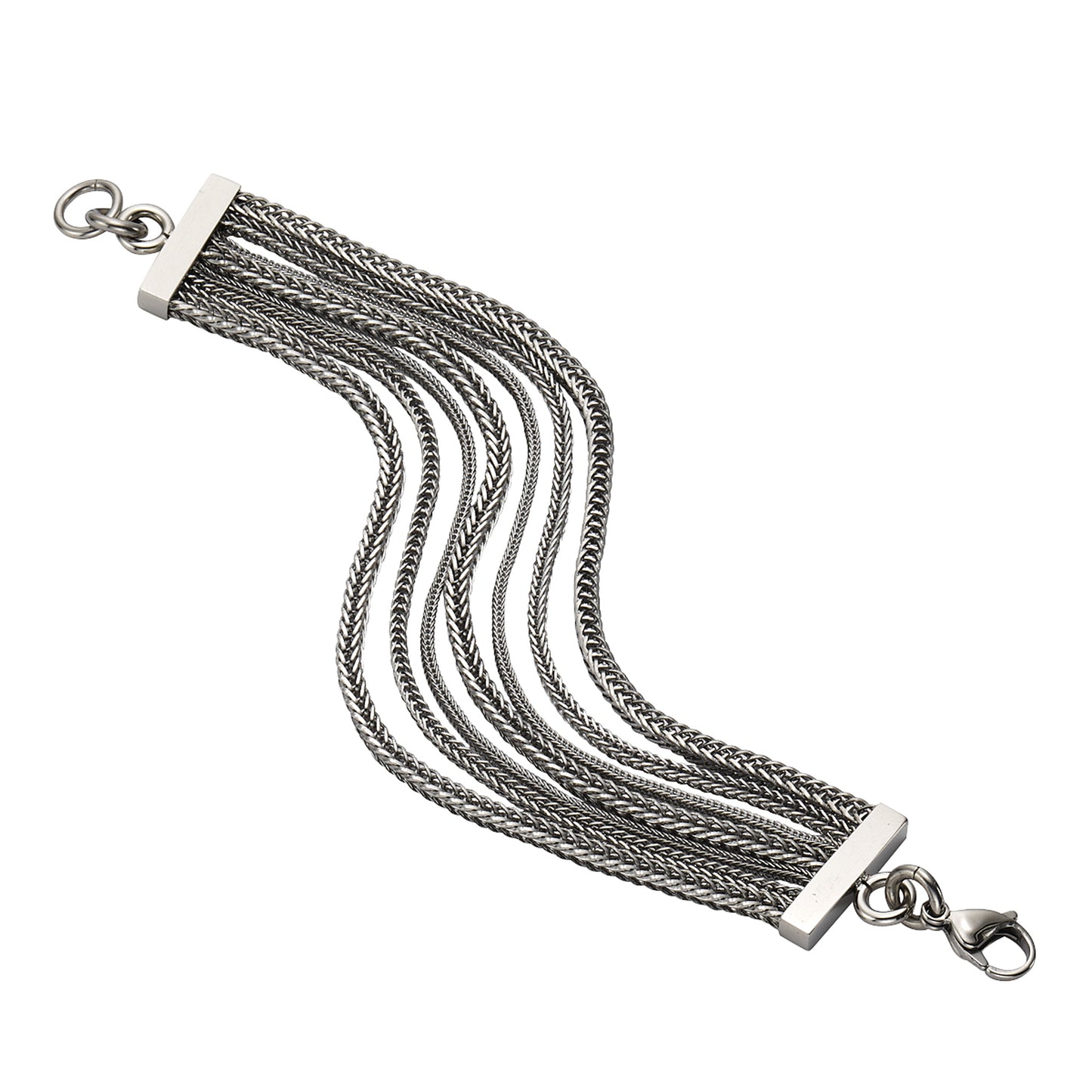 Armband keine / nicht relevant Edelstahl 18,5cm