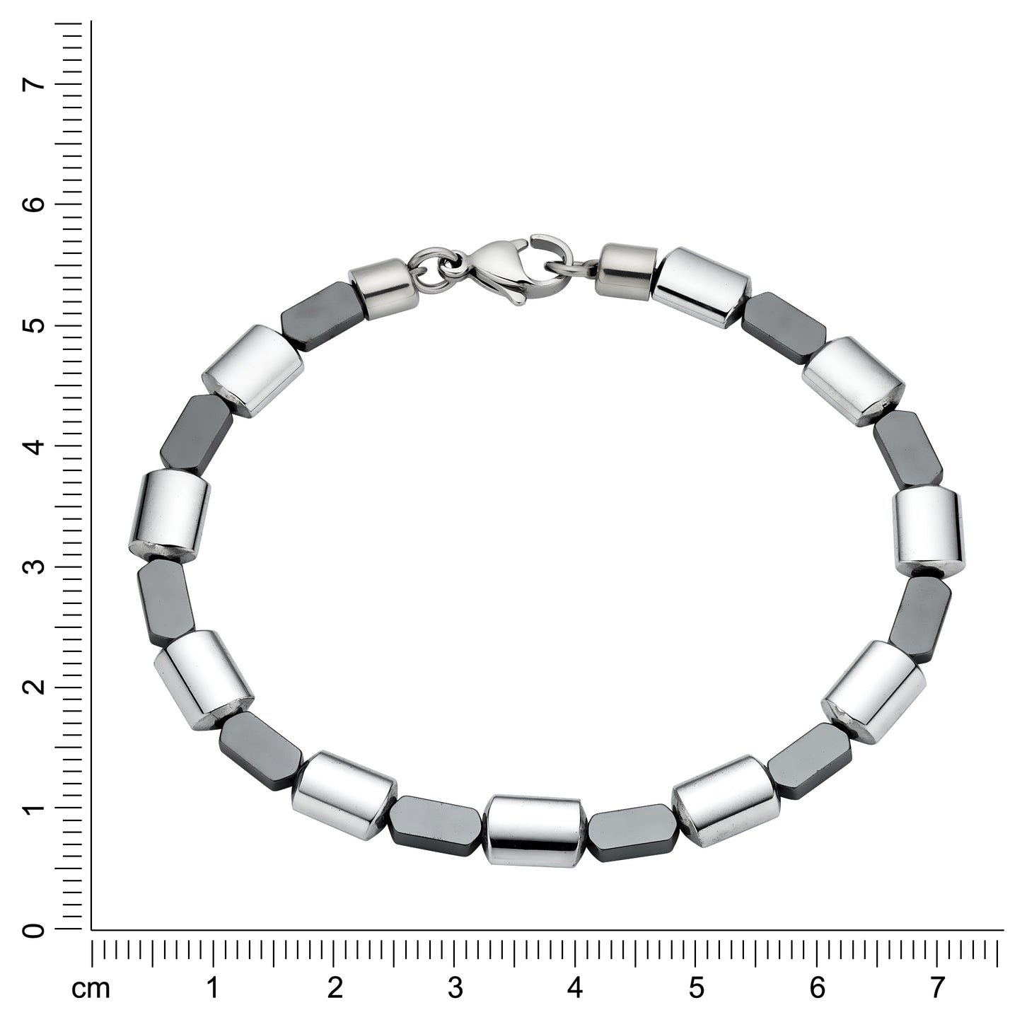 Armband Gliederkette Edelstahl 19cm