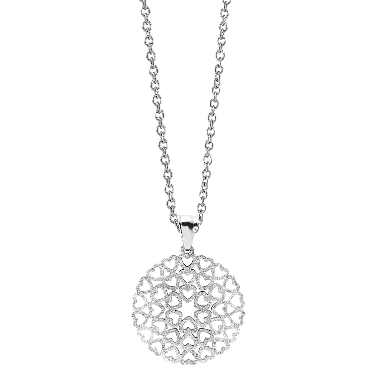 Anhänger mit Kette Panzerkette Edelstahl 45,0cm ohne