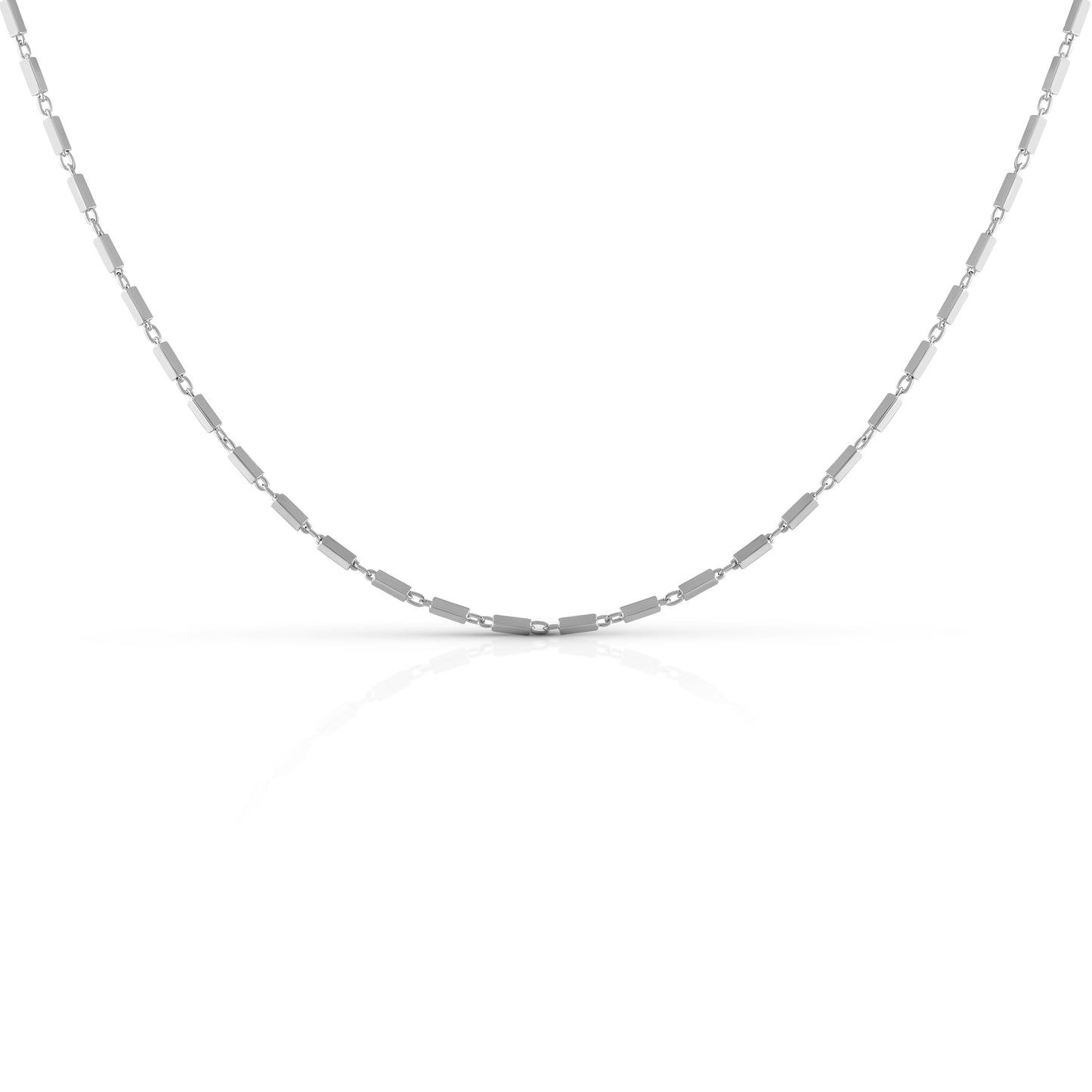 Collier 925/- Sterling Silber rhodiniert 47,0cm