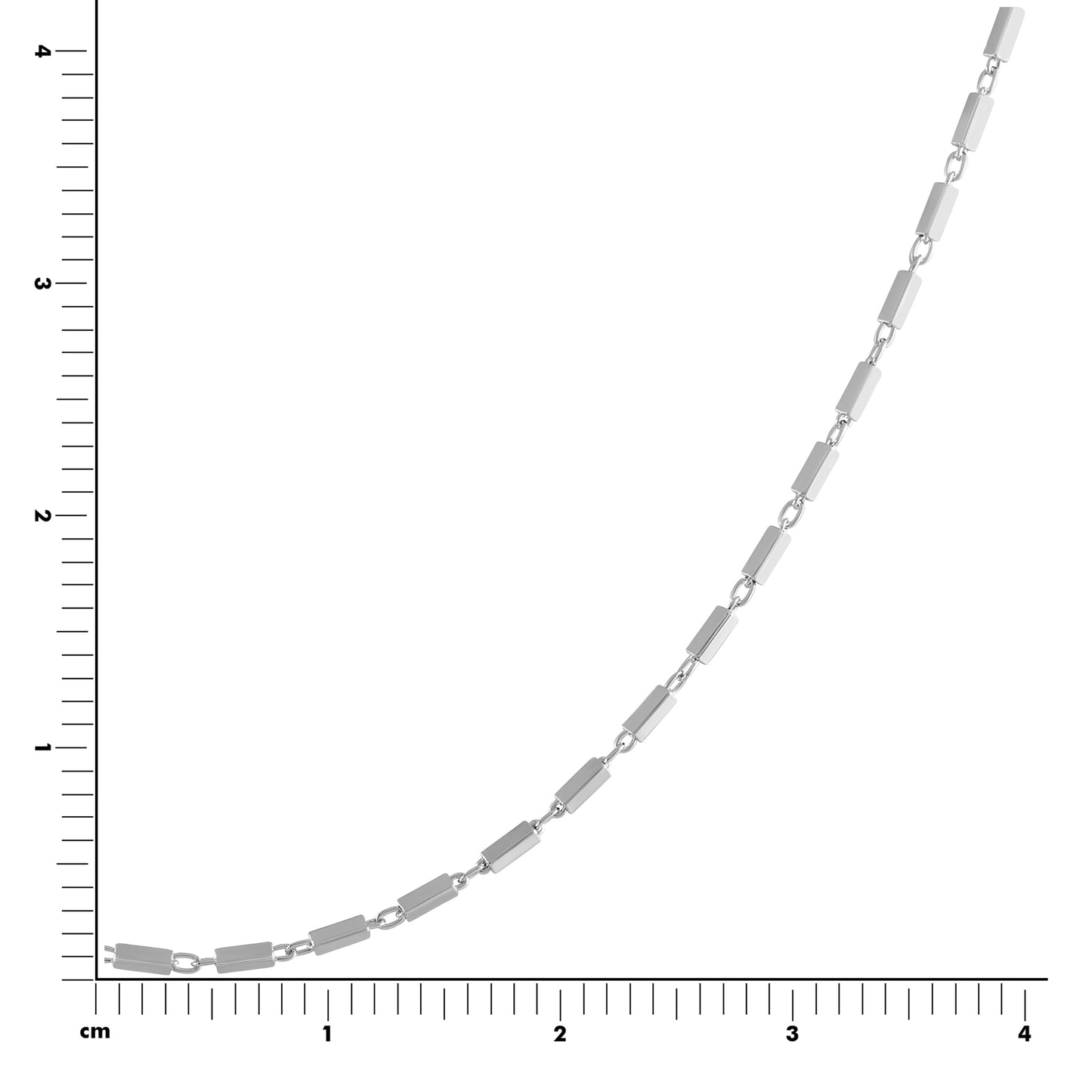 Collier 925/- Sterling Silber rhodiniert 47,0cm