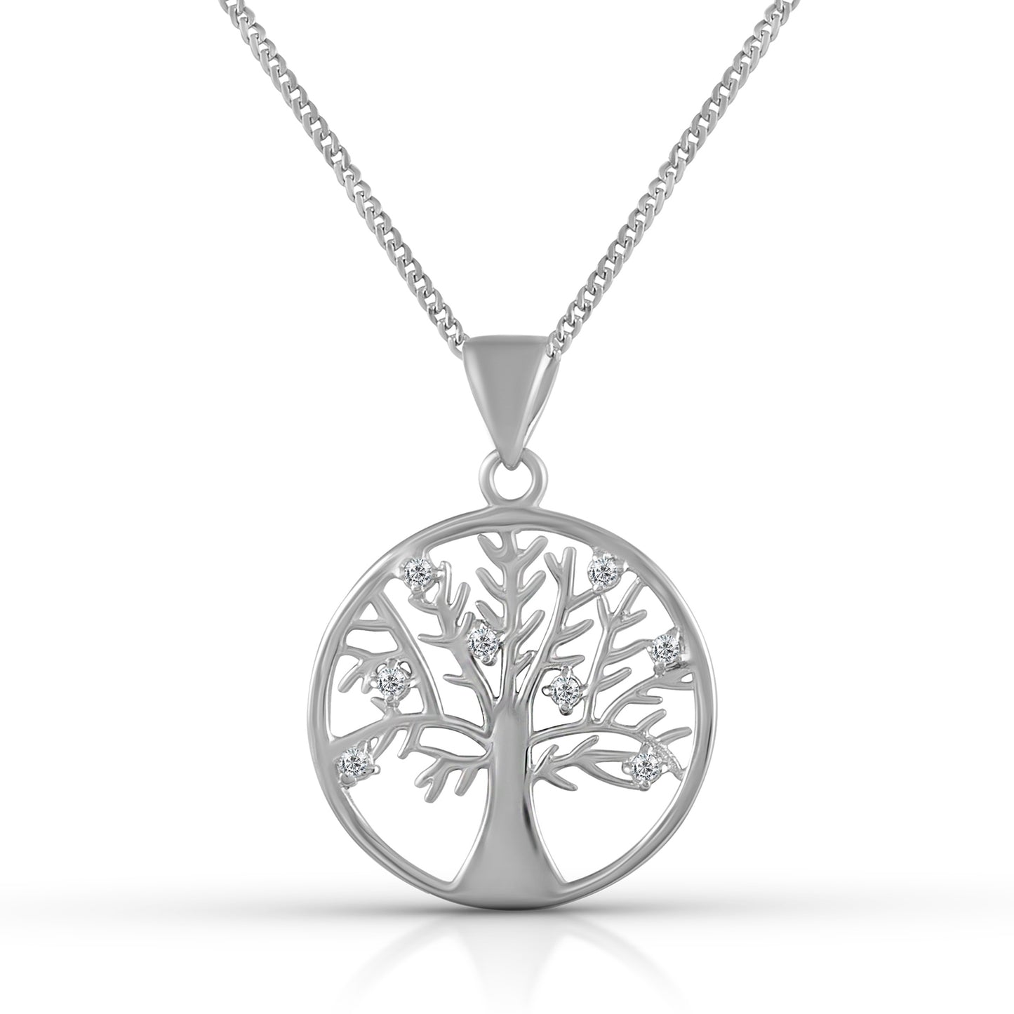 Anhänger mit Kette 925/- Sterling Silber rhodiniert 45,0cm