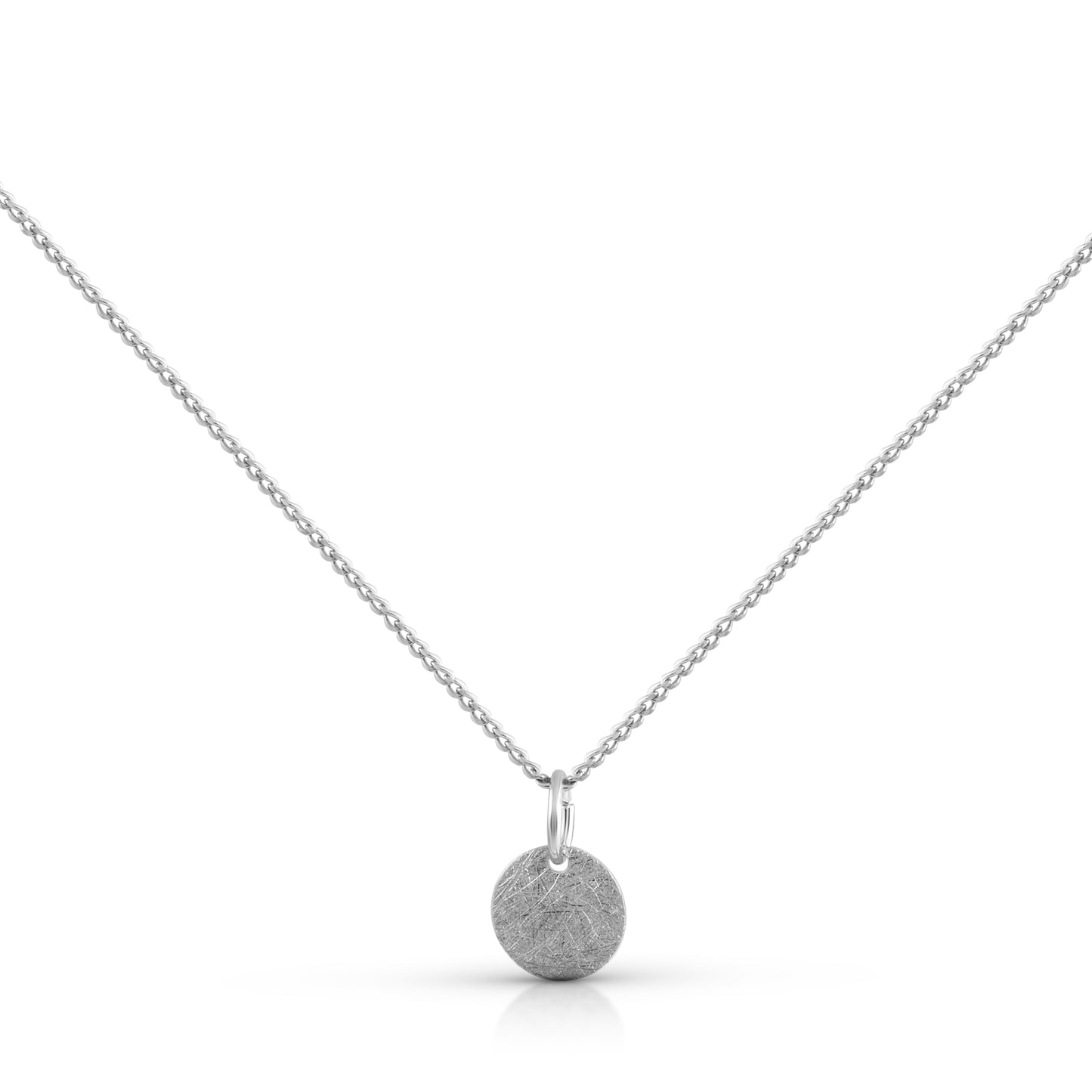 Anhänger mit Kette Ankerkette 925/- Sterling Silber rhodiniert 42cm
