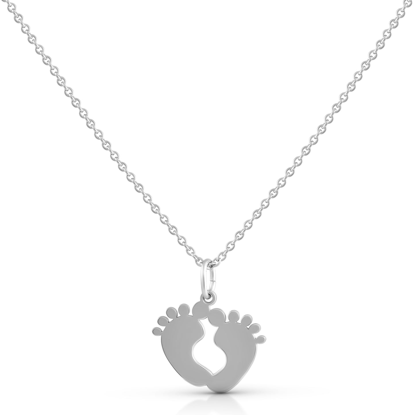 Anhänger mit Kette 925/- Sterling Silber rhodiniert 45,0cm