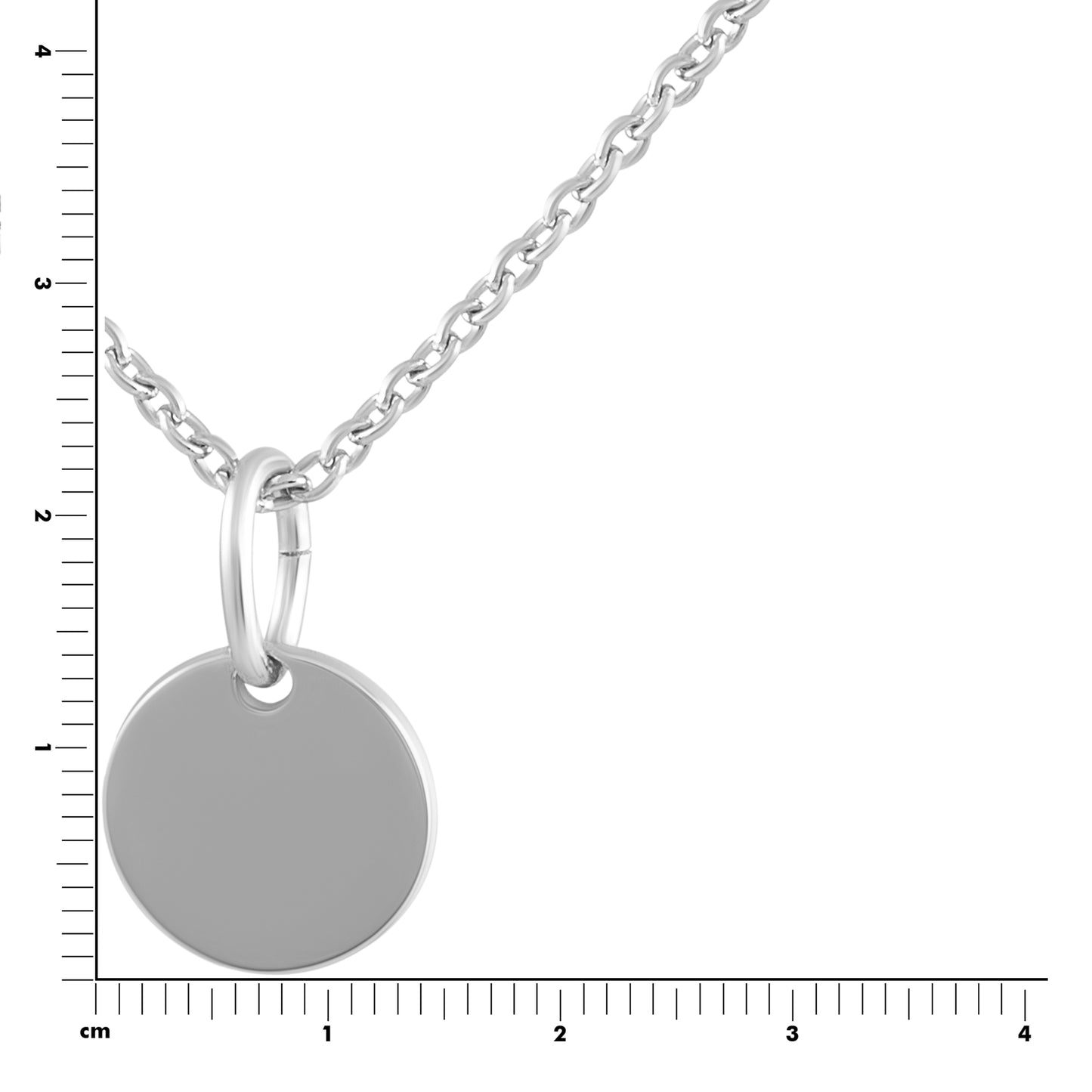 Anhänger mit Kette 925/- Sterling Silber rhodiniert 45,0cm
