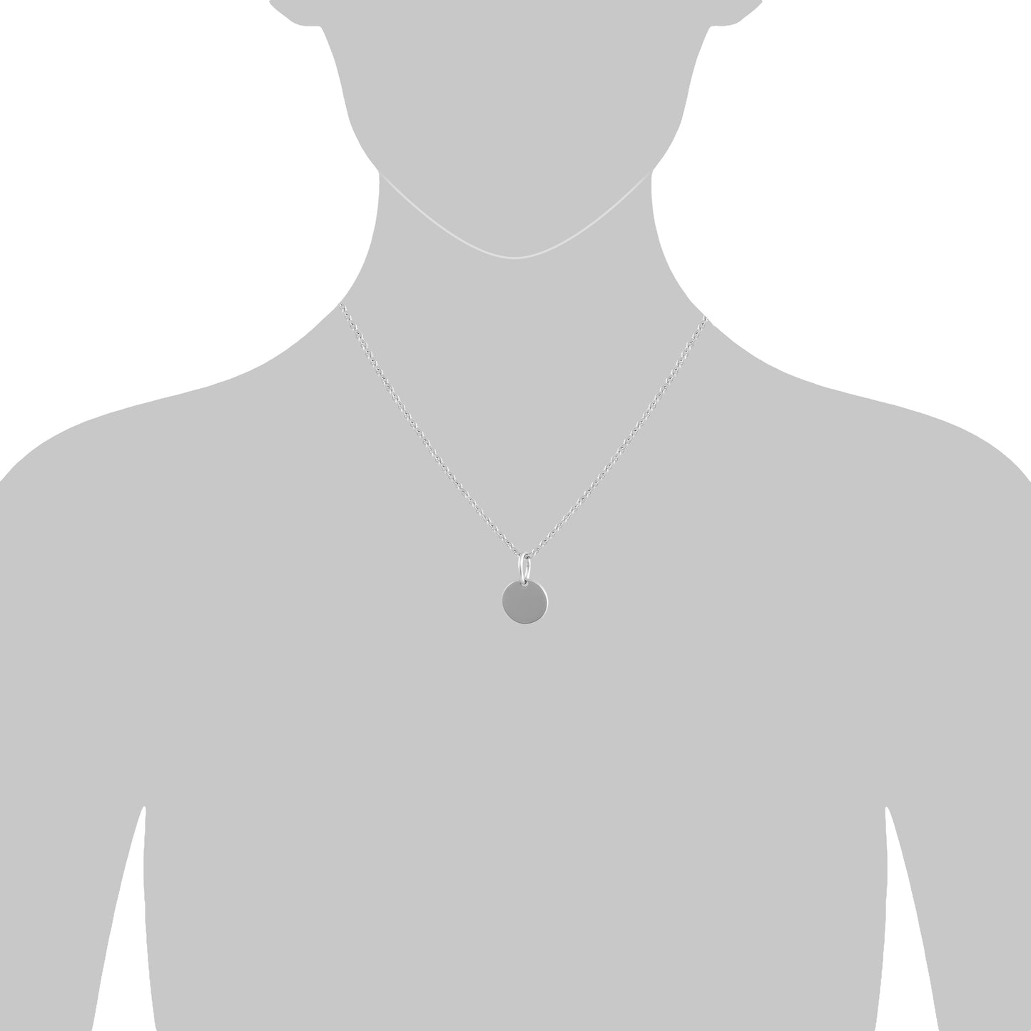 Anhänger mit Kette 925/- Sterling Silber rhodiniert 45,0cm