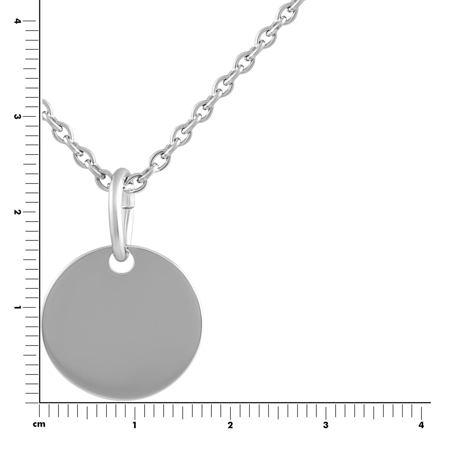 Anhänger mit Kette 925/- Sterling Silber rhodiniert 45,0cm