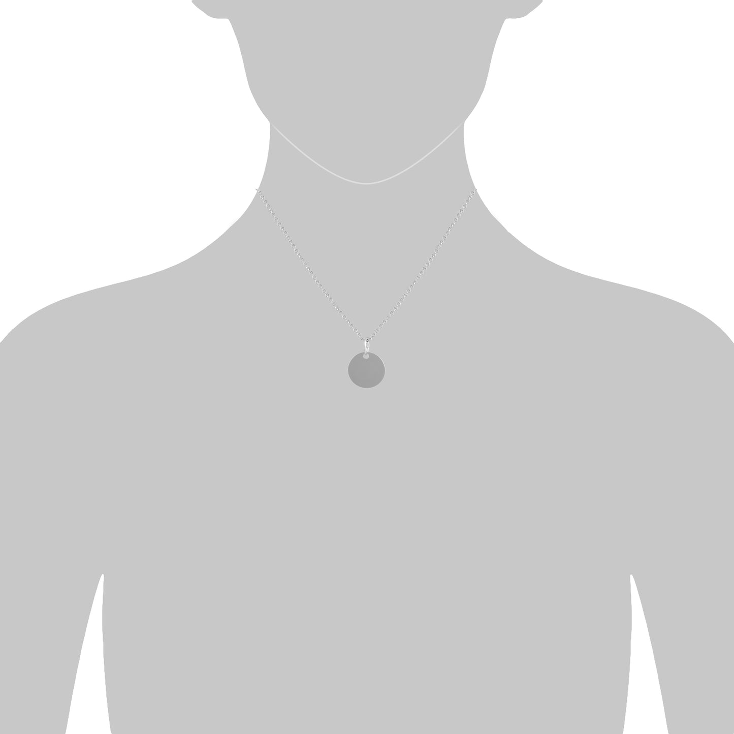 Anhänger mit Kette 925/- Sterling Silber rhodiniert 45,0cm