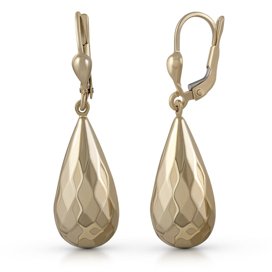 Ohrringe 333/- Gold 3,7cm ohne