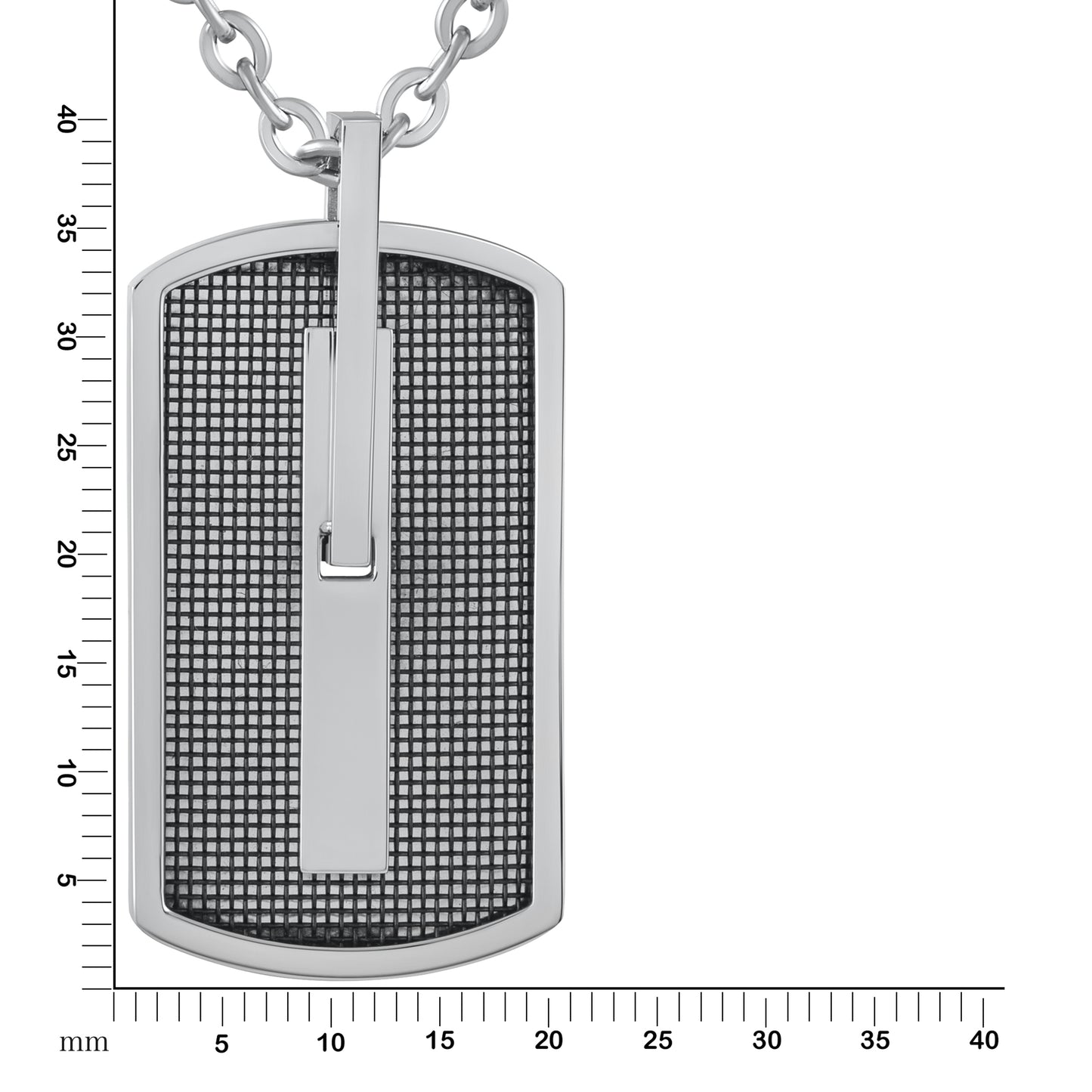 Halskette Panzerkette Edelstahl 50cm ohne