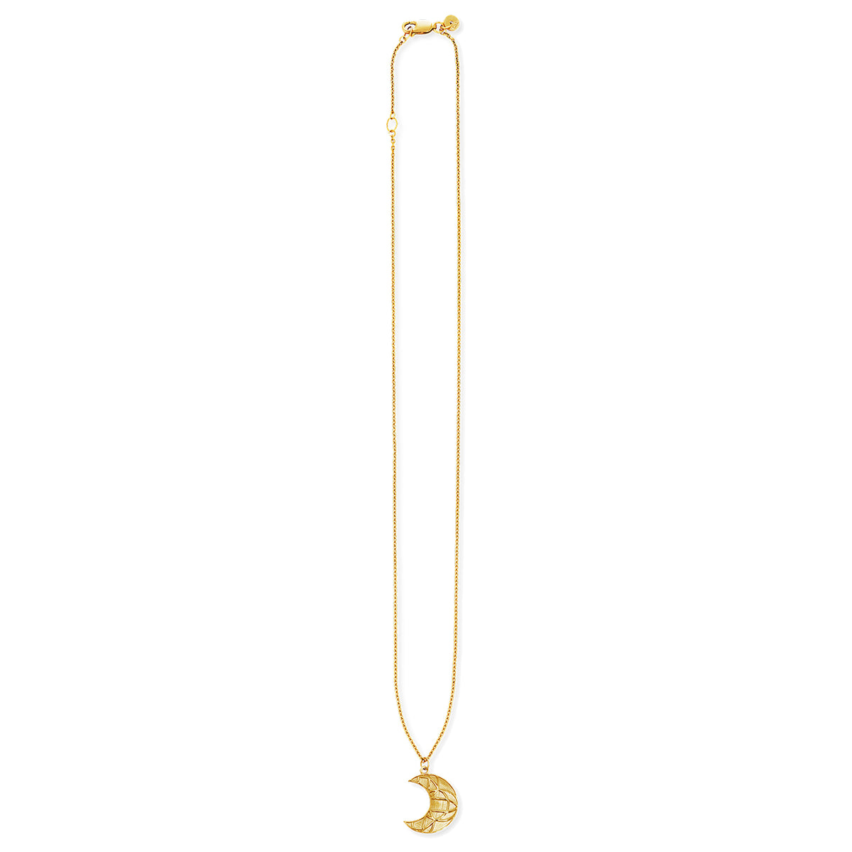 cai Anhänger mit Kette Ankerkette 925/- Sterling Silber vergoldet 45,0cm ohne