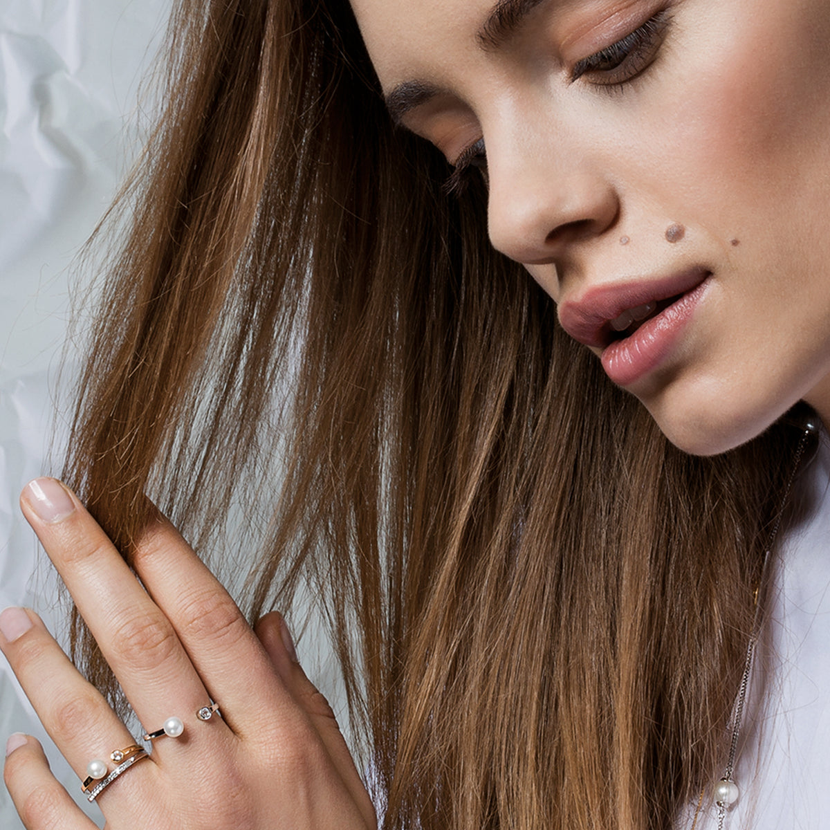 cai Ring 925/- Sterling Silber rhodiniert Topas 0,280ct