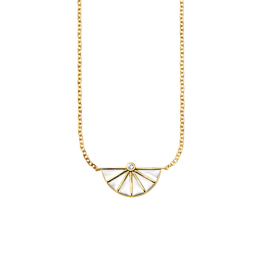 cai love Collier keine / nicht relevant 925/- Sterling Silber vergoldet 42,0cm Zirkonia