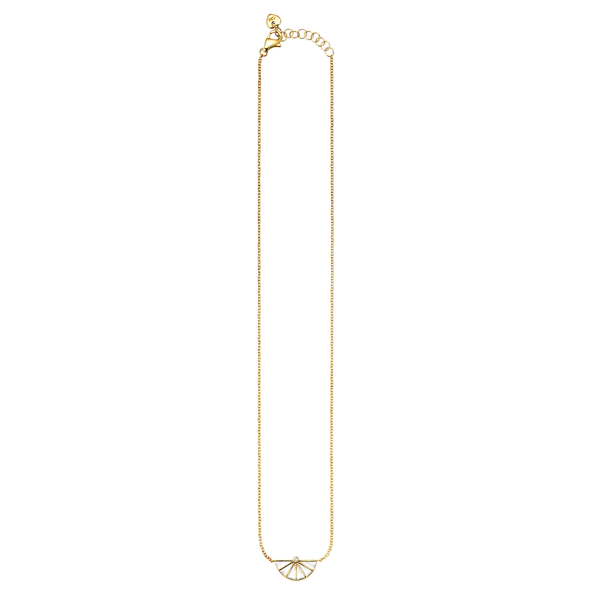 cai love Collier keine / nicht relevant 925/- Sterling Silber vergoldet 42,0cm Zirkonia