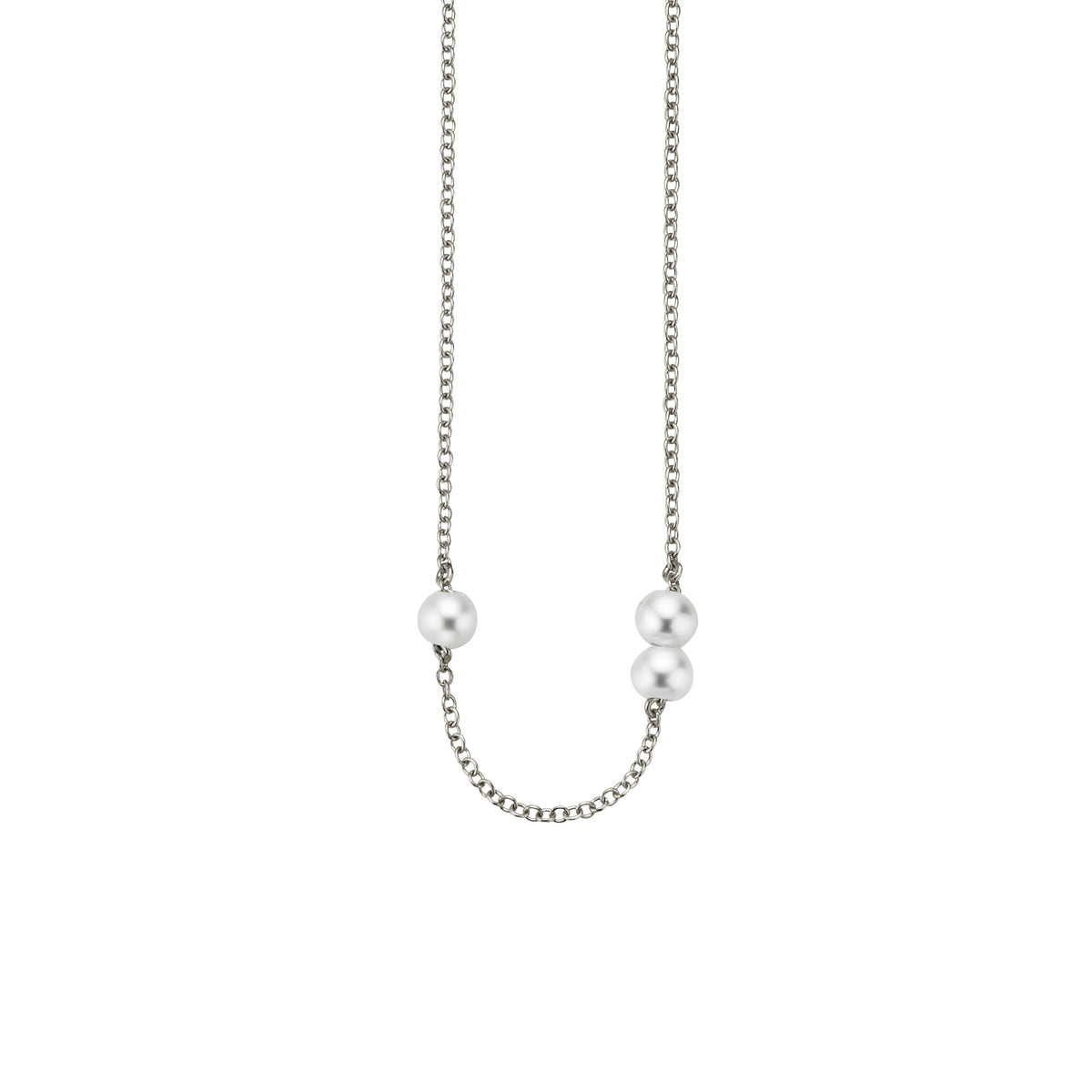 cai love Collier Ankerkette 925/- Sterling Silber rhodiniert 42,0cm