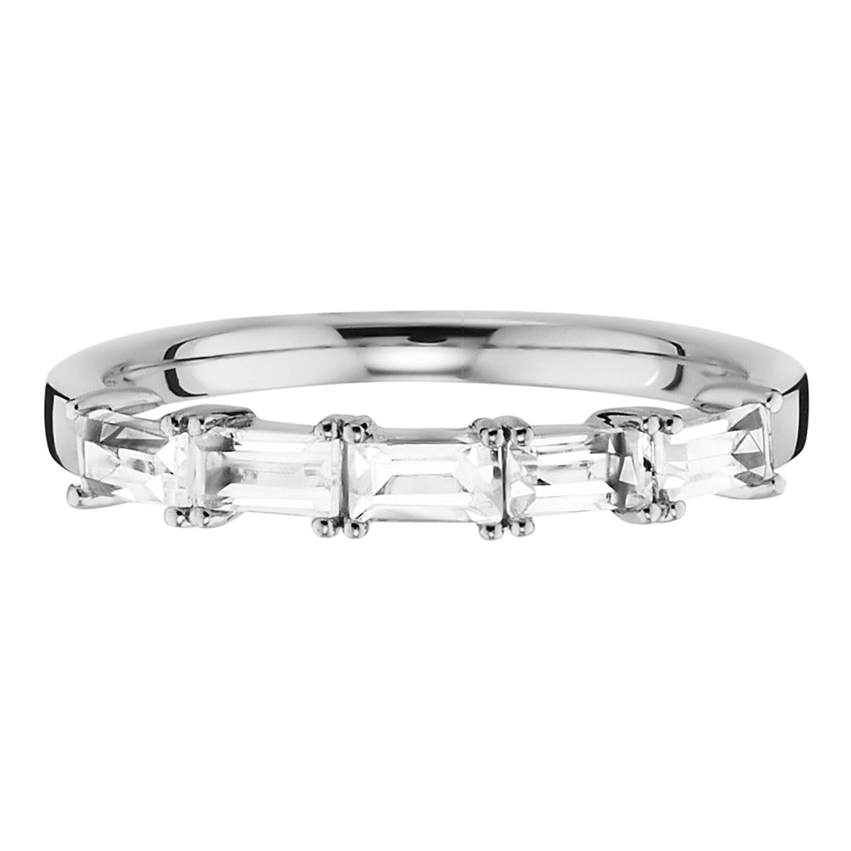 cai Ring 925/- Sterling Silber rhodiniert Weißtopas 0,635ct
