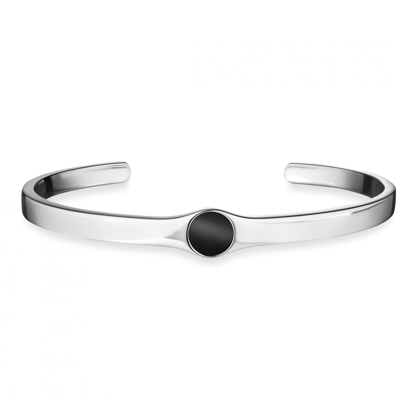 cai Armreif keine / nicht relevant 925/- Sterling Silber rhodiniert 6,5cm Onyx
